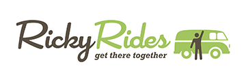 RickyRides Logo C-W-White