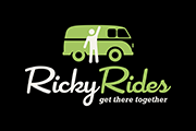 RickyRides Logo C-T-Black