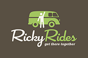 RickyRides Logo C-T-Brown