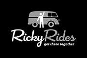 RickyRides Logo GS-T-Invert
